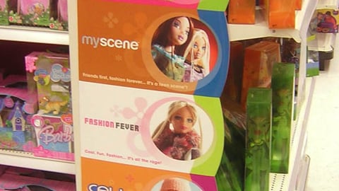 Target Barbie Side Panel