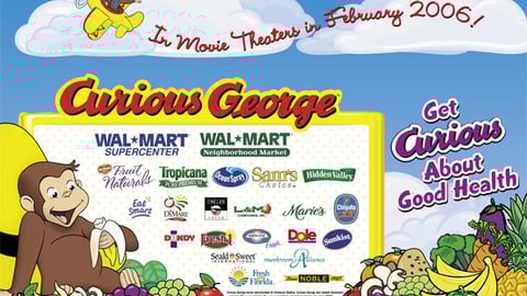 Wal-Mart 'Curious George' Sign
