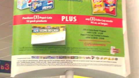 CVS Pepsi Pole Topper