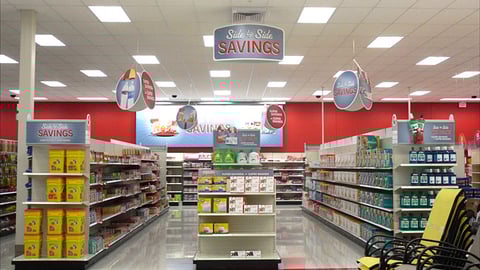 Target 'Side by Side Savings' Department