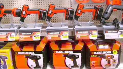 Black & Decker In-Line Merchandiser