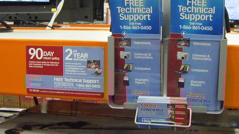Costco Concierge Services Brochure Dispenser