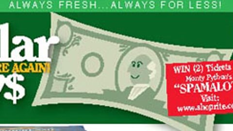 ShopRite/Spam Feature