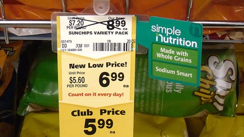 Genuardi's 'SimpleNutrition' Shelf Tag