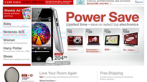 Target Home Page