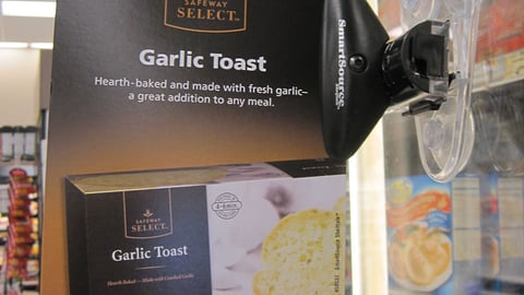 Safeway Select Garlic Toast Shelf Talker
