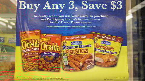 Gorton's, Ore-Ida Co-Marketing Cooler Cling