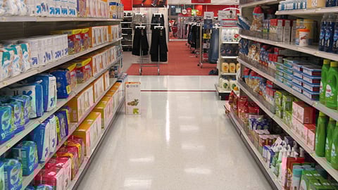 Target 'Side by Side Savings' Aisle