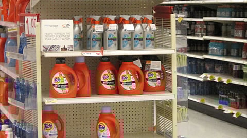 Target 'Play Hard' Co-Marketing Endcap