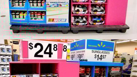 Walmart NASCAR Merchandise Pallets