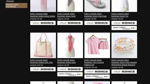 Kohl's Dana Buchman Microsite