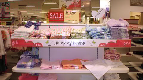 Kohl's Jumping Beans Display