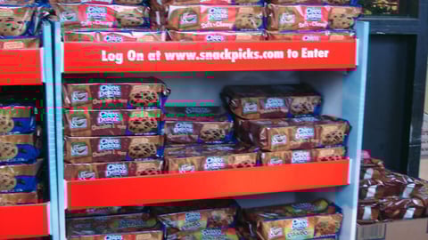 Kellogg's 'Snack Picks' Floorstand