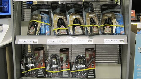 Best Buy TV Accessory Bundle Display