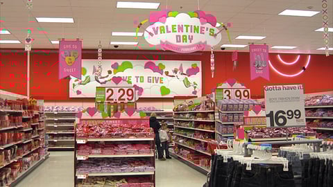 Target Valentine's Day Department