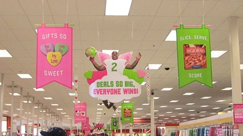 Target 'Deals So Big' Ceiling Signs