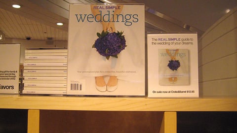 Crate & Barrel "Real Simple" Counter Signs