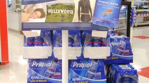 Propel Fitness Water Display