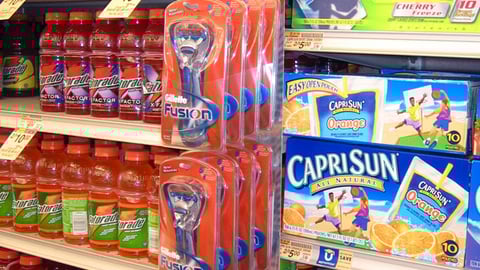 Gillette Fusion Merchandising Strip