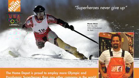 Home Depot Olympics Banner