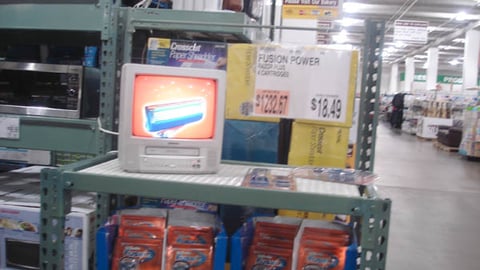 Gillette Fusion End-Aisle Display with Video
