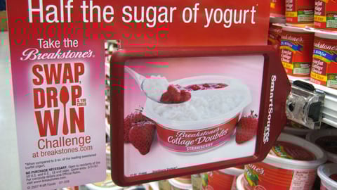 Breakstone's Sweeps Shelf Talker