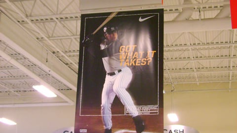 Nike Baseball Ceiling Banner