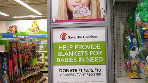 Toys "R" Us Barbie 'Birthday Bash' Stanchion Sign