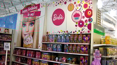 Toys "R" Us "Barbie Birthday' Display