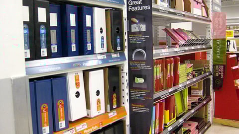 Office Depot Wilson Jones Aisle Violators