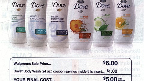 Dove Walgreens Co-Equity FSI
