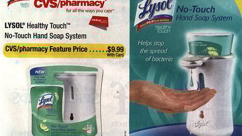 Lysol No-Touch CVS Co-Equity FSI