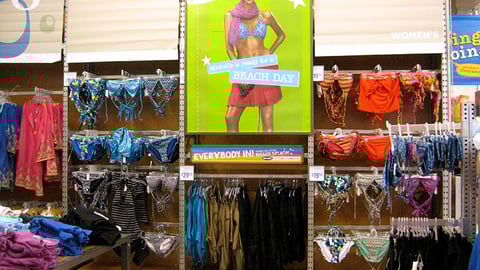 Old Navy Bathing Suit Merchandising