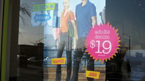 Old Navy 'As Seen in ON Weekly' Window Cling