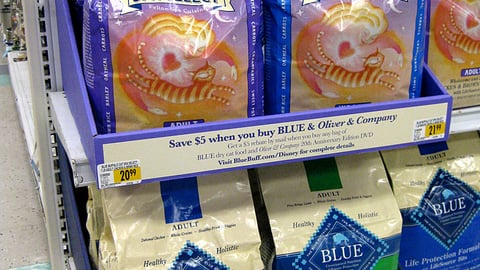 Blue Pet Food Disney Rebate Shelf Trays