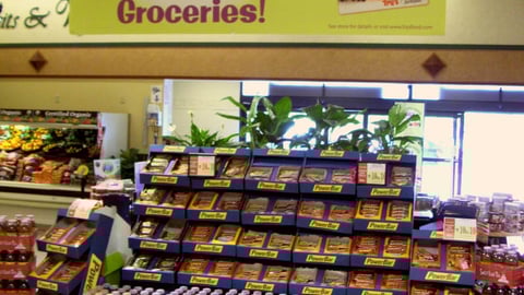 Kroger $30-$60-$120 Offer Ceiling Sign