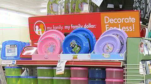 Family Dollar 'Decorate For Less' Endcap Header