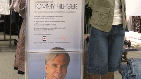 Macy's Hilfiger 'Backstage Pass' Display