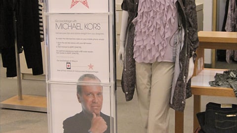 Macy's Kors 'Backstage Pass' Display