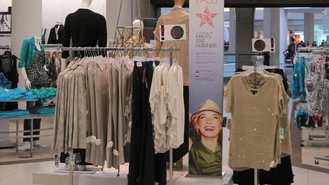 Macy's Designers 'Backstage Pass' Display