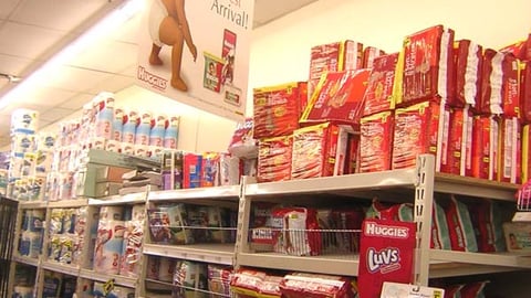 Dollar General/Huggies Ceiling Hanger