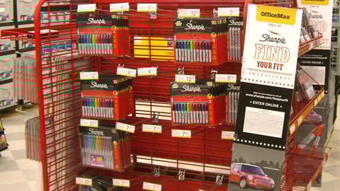 Sharpie 'Find Your Fit' Display