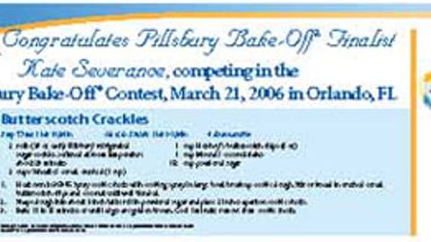 ShopRite Pillsbury Bake Off Feature