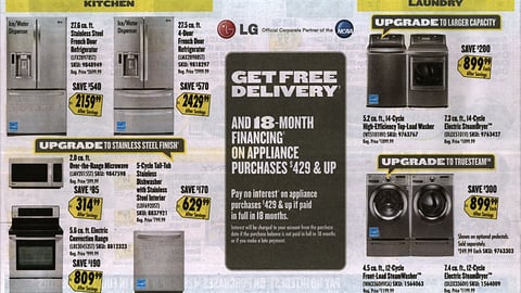 Best Buy LG Appliances Feature