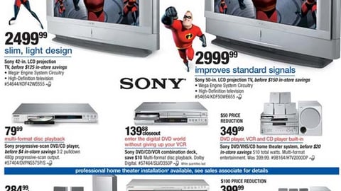 Sears 'Incredibles' Feature