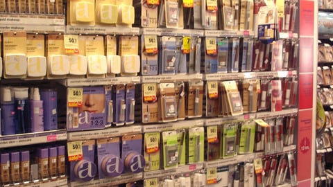 Almay Beauty 1-2-3 Cosmetics Wall