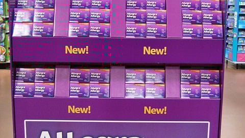 Allegra Walmart Pallet Display