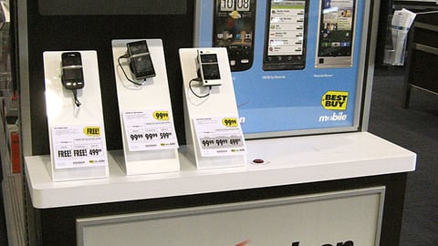 Verizon Best Buy Android Endcap