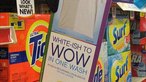 Tide Plus Bleach Aisle Violator