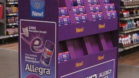 Allegra Walmart Floorstand